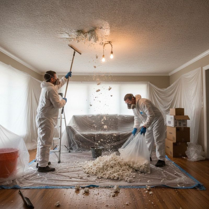Knockdown Ceiling Removal in Waco, TX