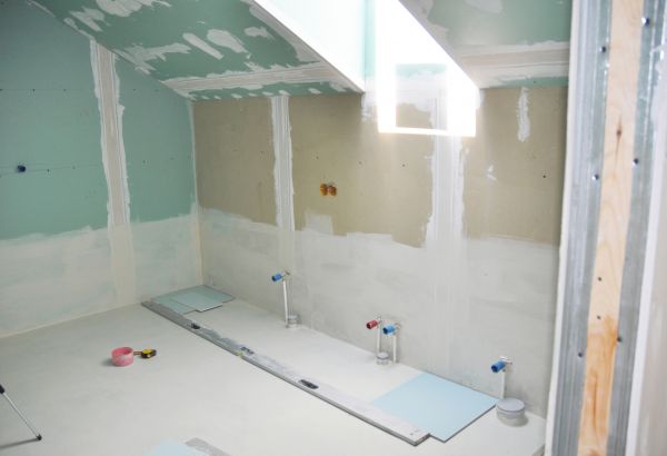 Bathroom Drywall Installation