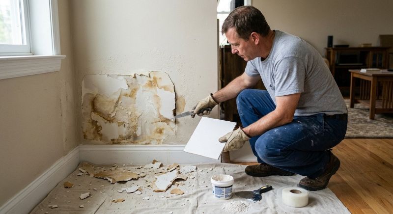 Drywall Water Damage Repair in Wilmington, NC