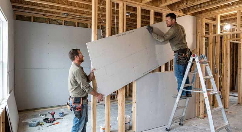 Garage Wallboard Installation in Overland Park, KS