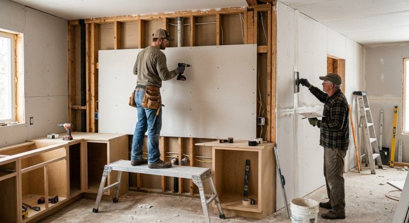 House Drywall Installation in Denver County, CO