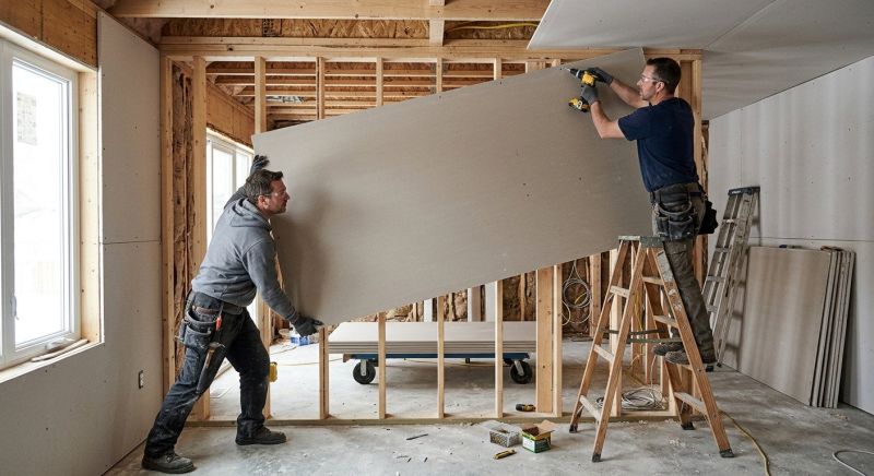 House Drywall Installation in Wilmington, NC