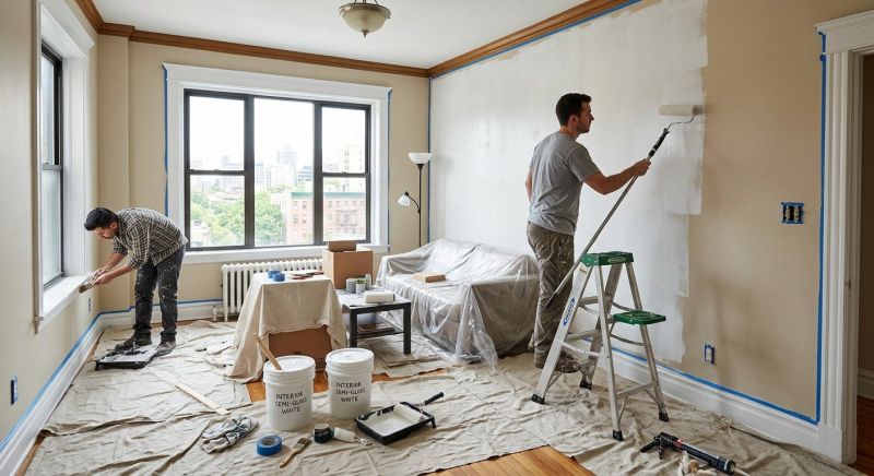 Townhouse Interior Painting in Kansas City, KS