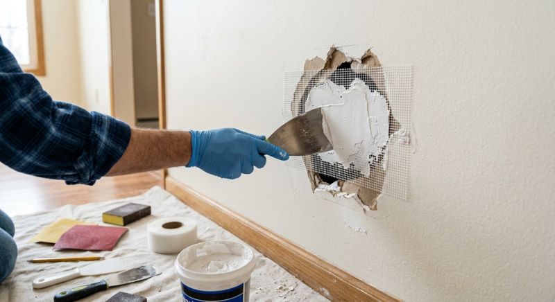 Wall Hole Repair in Alpharetta, GA