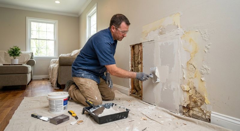 Wallboard Repair in Wilmington, NC